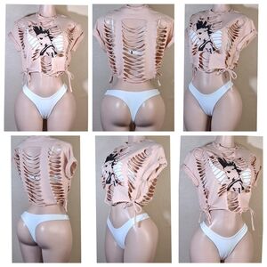 Custom Pink Punk Tshirt